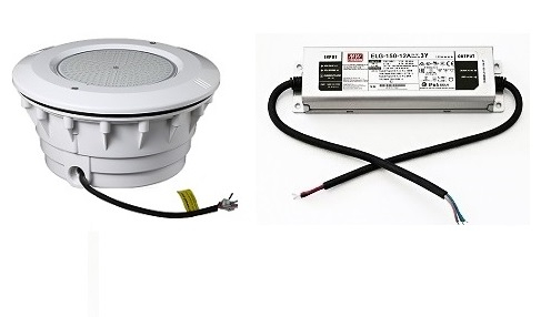 Unterwasserscheinwerfer LED Licht Set 1 Farbe weiß 35 Watt