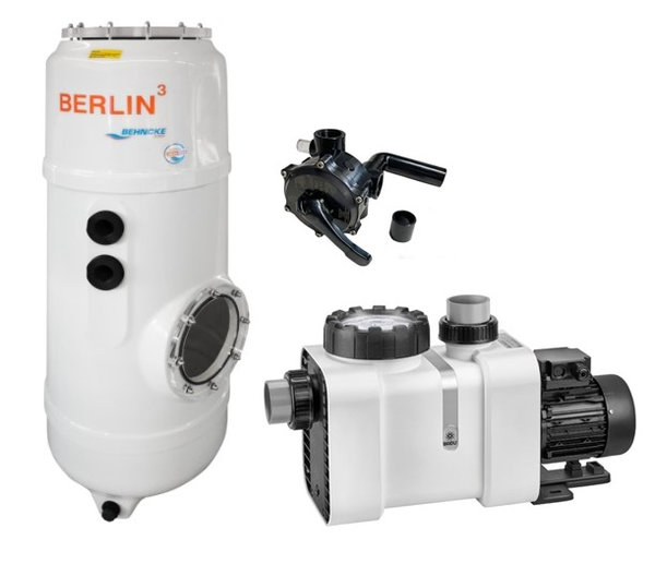 Sandfilteranlage BERLIN³ 500 mit SPECK Filterpumpe BADU Delta 9 / 230 V